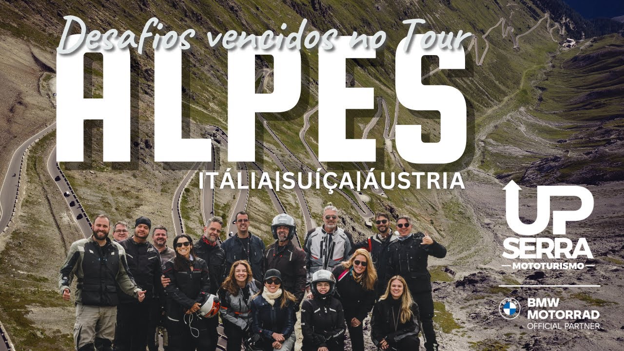Tour dos Alpes, as estradas mais incríveis da Europa a bordo de uma moto BMW R1300GS
