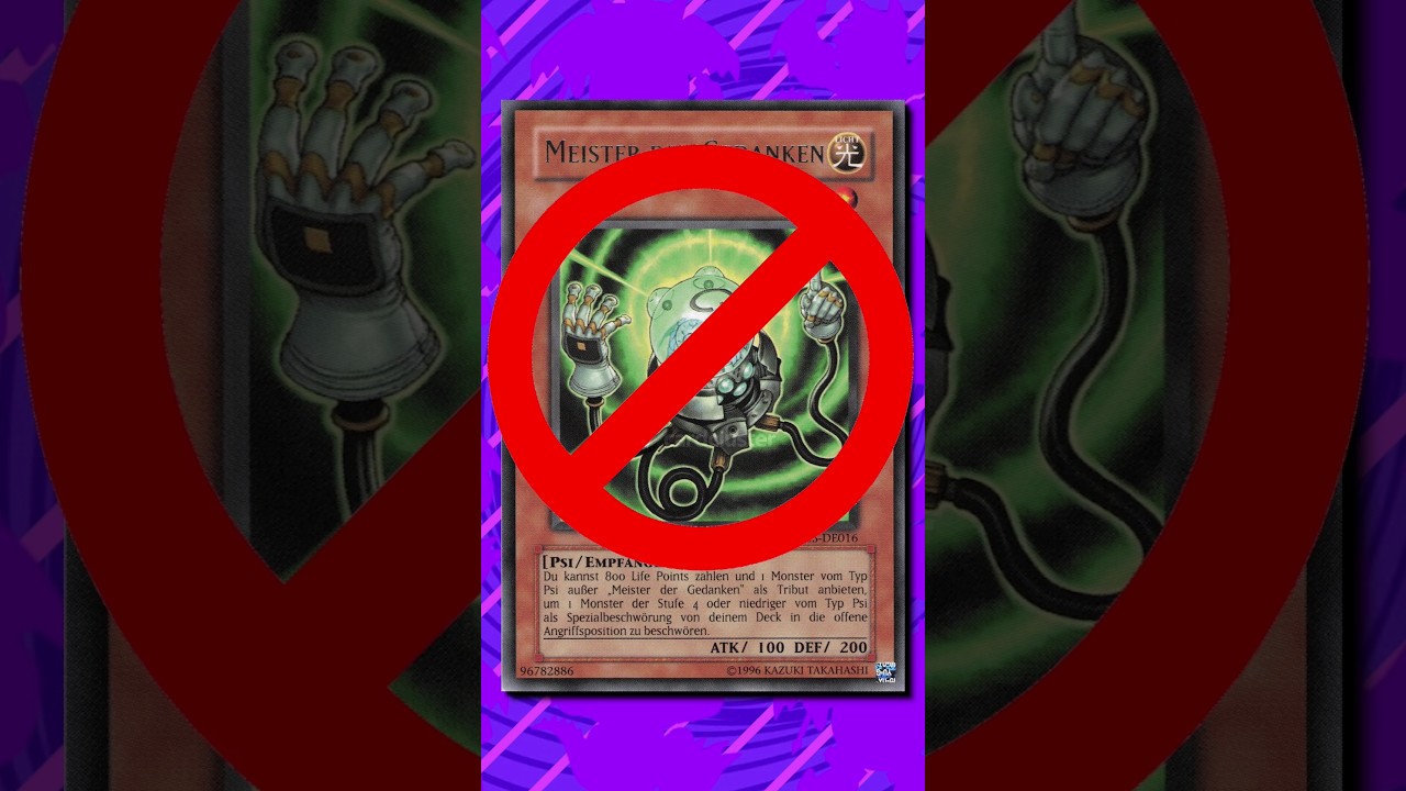 Darum ist Meister der Gedanken Verboten in Yu-Gi-Oh!