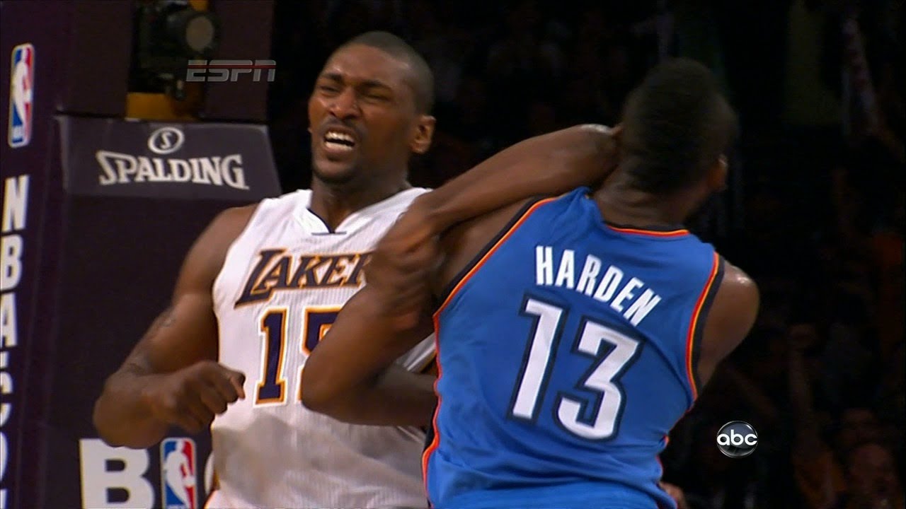 NBA 2K12 My Player - The World Peace Elbow