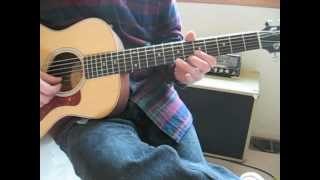Video thumbnail of "Eric Clapton Acoustic Blues Guitar Lesson"