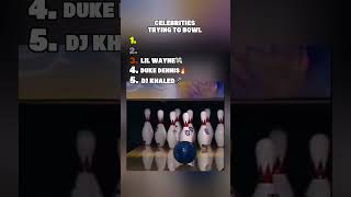 When Celebrities Try Bowling bowling
