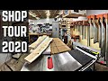 Small woodworking shop tour 2020  onecar woodshop