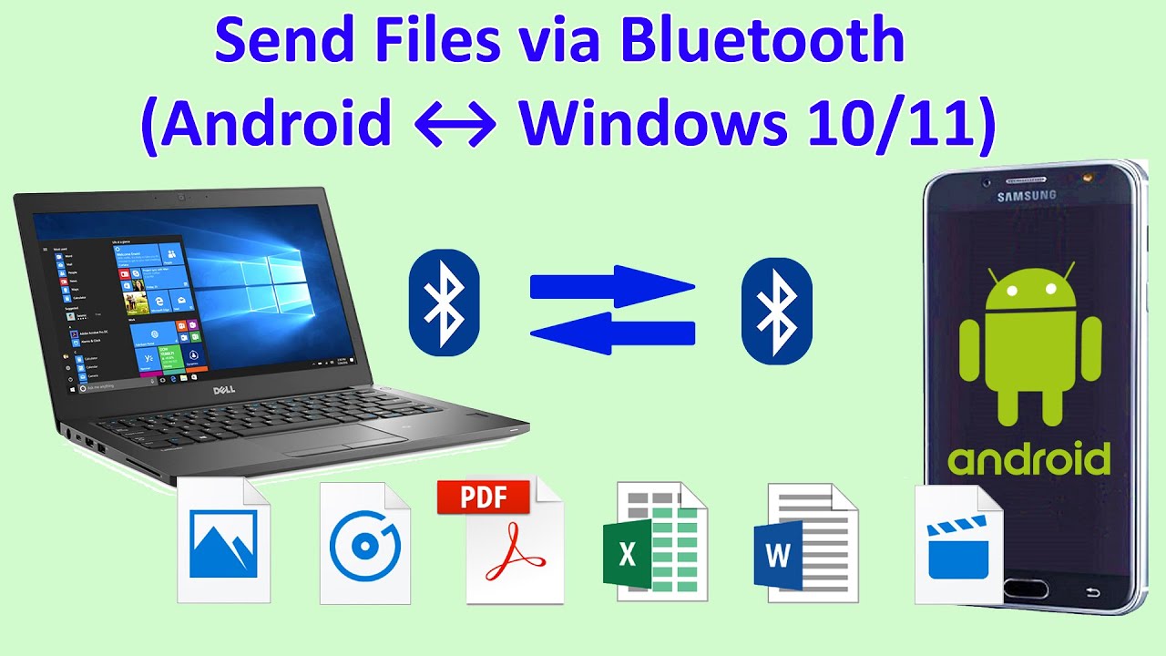 โอนไฟล์ android pc New How to Transfer Files via Bluetooth between Android Device and Windows 10 PC