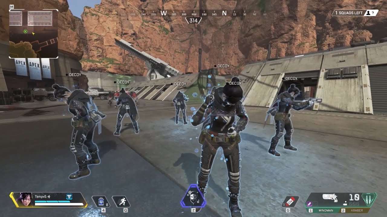 Wraith, but with Mirage's abilities in Apex Legends!