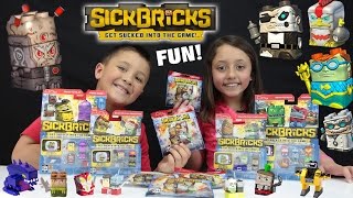 SICK BRICKS Epic Toy Review w/ Animated Fun! HUGE UNBOXING w/ FGTEEV Kids (23 Toys)