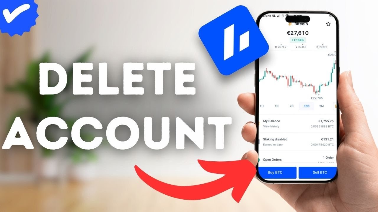 Как удалить аккаунт на BitVavo?