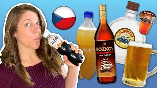 TRYING CZECH DRINKS (They actually drink that??)