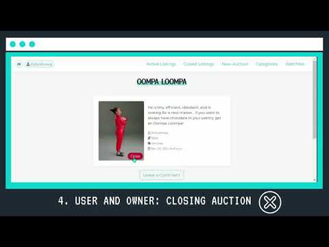 CS50's Web: Project 2 - Commerce