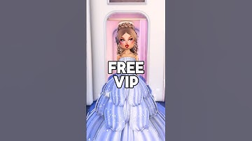 HOW TO GET FREE VIP IN DRESS TO IMPRESS! FREE VIP IN DTI! 🤩 #dti #dresstoimpress #roblox