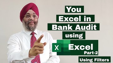 You Excel in Bank Audit using Excel- Part 2 Using Filters | Manmeet Singh Mehta