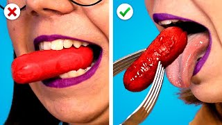 10 Genius Food Hacks! DIY Kitchen Tips And Tricks