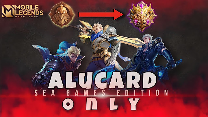 Namatin Mobile Legend tapi Alucard Only | Special Sea Games Edition