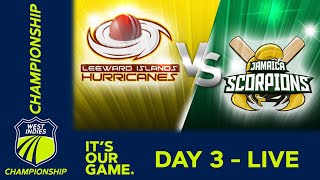 🔴 LIVE Leeward Islands v Jamaica - Day 3 | West Indies Championship 2024 | Friday 22nd March