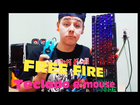 COMO JOGAR FREE FIRE NO TECLADO E MOUSE PELO CELULAR - YouTube