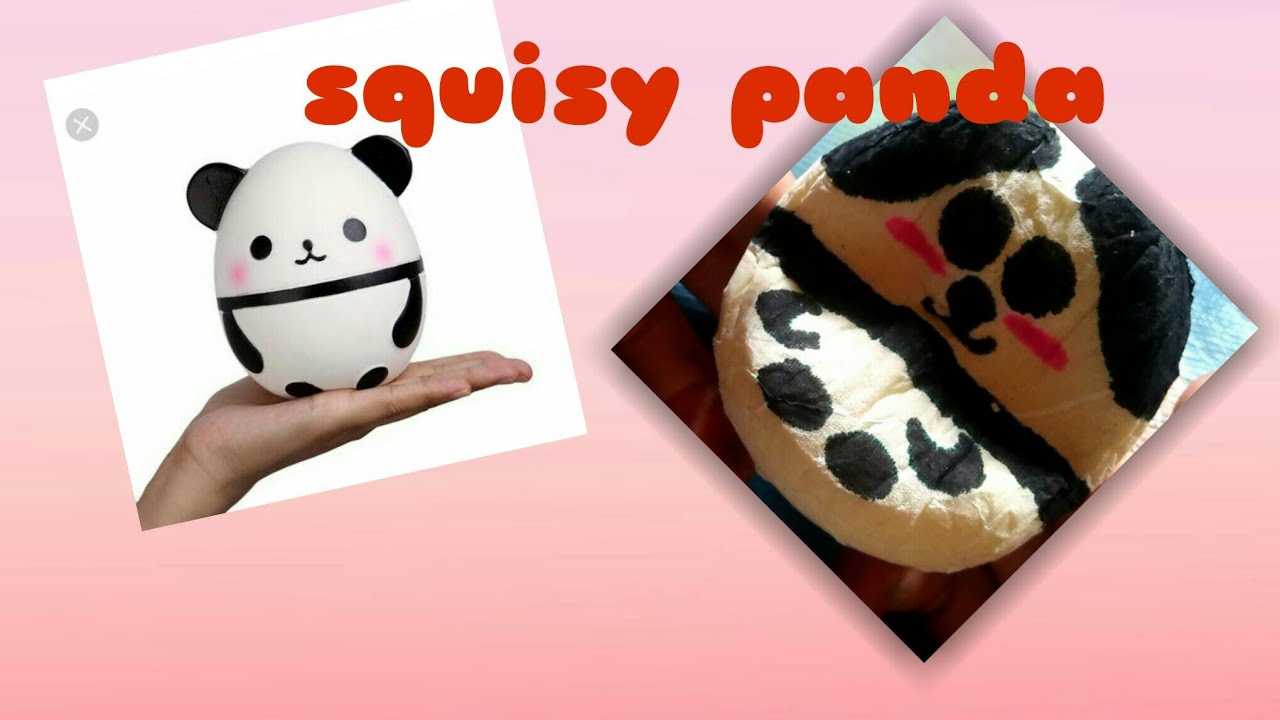 cara membuat squisy panda - YouTube