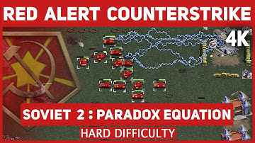Red Alert Counterstrike Remastered 4K - Soviet Mission: 2 Paradox Equation - Hard Difficulty