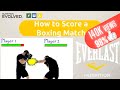 How to Score a Boxing Match (for beginners)