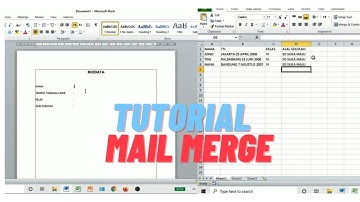 Cara membuat mail merge (menggabungkan data Excel dan Word
