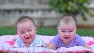 Twins Baby Doing Funny Things together -  Funny and Cute Twin Babies Videos