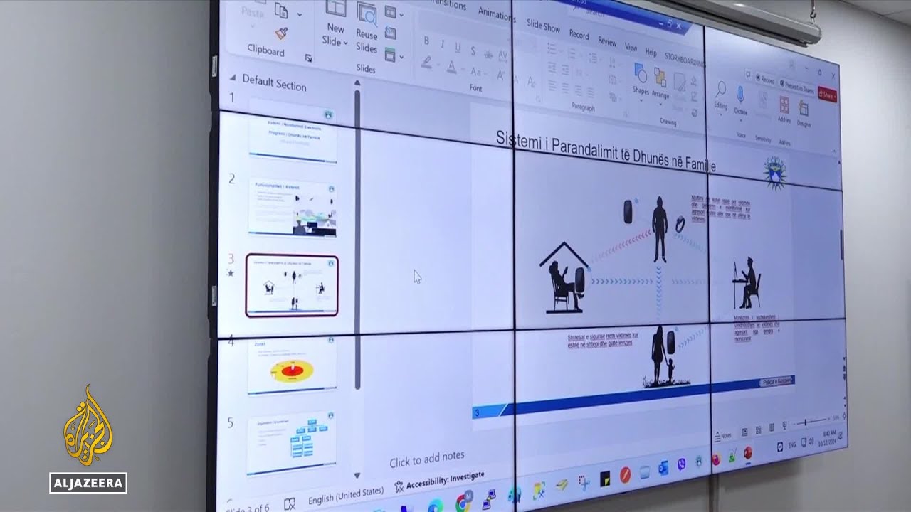المراقبة الإلكترونية لمرتكبي وضحايا العنف المنزلي في كوسوفو