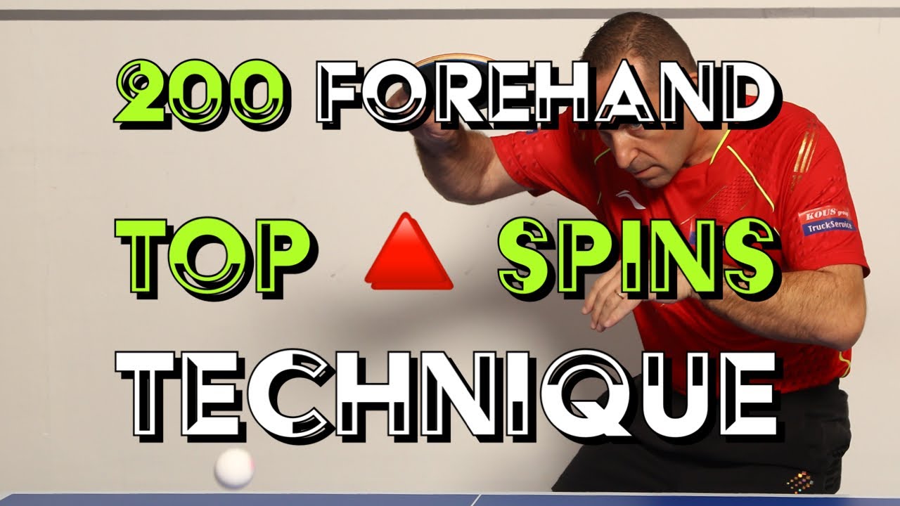 Forehand TopSpin Table Tennis 🏓 Technique 