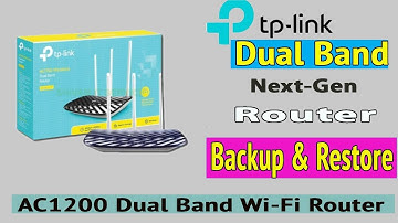 Hoe u een back-up maakt en herstelt van uw TP Link 450m Wireless N-router