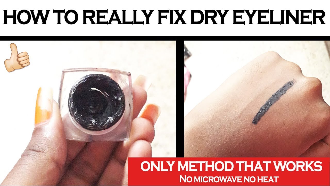 How To REALLY Fix Dry Gel Eyeliner! Testing out viral hack which didn't work YouTube
