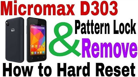 Micromax  Bolt D303 how to hard reset