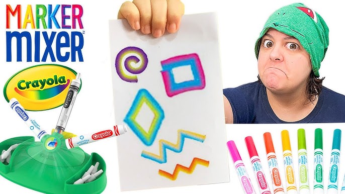 Crayola Marker Mixer Unboxing and Tutorial 