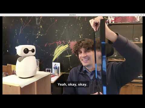 Reachy Mini recognizes itself in the mirror