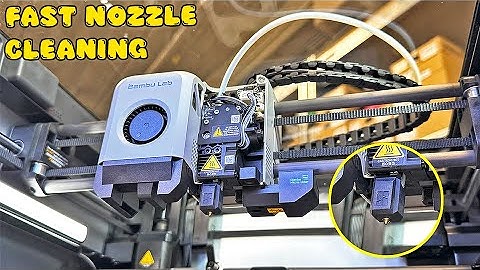 How To Clean Your 3D Printer Nozzle The Easy Way! Fast Nozzle Cleaning on Bambu Lab X1 Guide #bambu