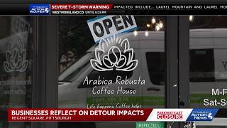 Businesses react to news of Parkway East bridge reopening early
