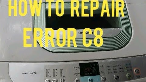 How to repair C8 Error Hitachi washing machine 8kg#repairing #videoviral #washingmachine 