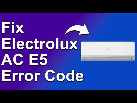Electrolux AC E5 Error Code (Step-By-Step Guide To Fix Error Code E5 - Overcurrent Protection Issue)