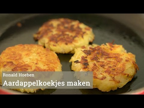 Video: Hoe Maak Je Aardappelpannenkoekjes Met Uien?