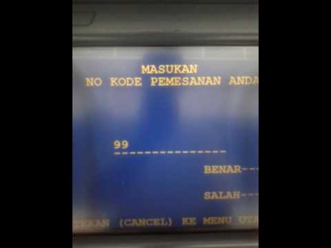Pembayaran Tiket Kereta Api Via ATM Mandiri - YouTube