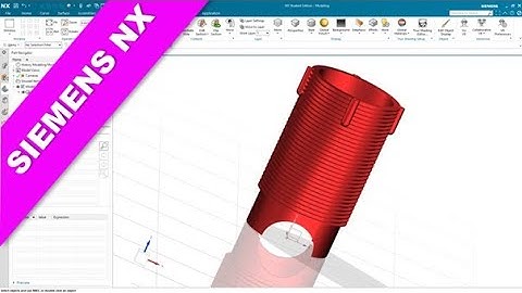 Zylinder - Cylinder (another way) - Siemens NX 2007 Training - Part Design