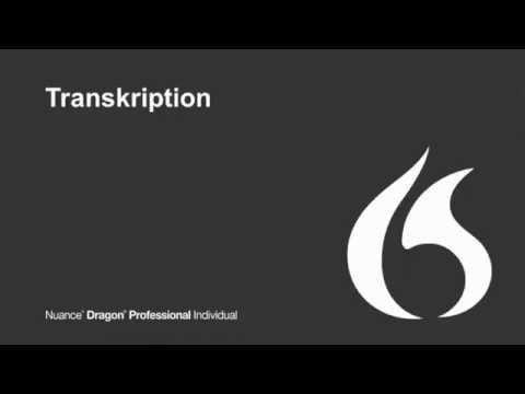 Dragon Professional Individual - einfache Transkription