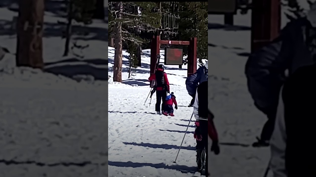 Watch Kid behaving badly gets dragged thru snow by his dad on YouTube Watch Kid behaving badly gets dragged thru snow by his dad on YouTube