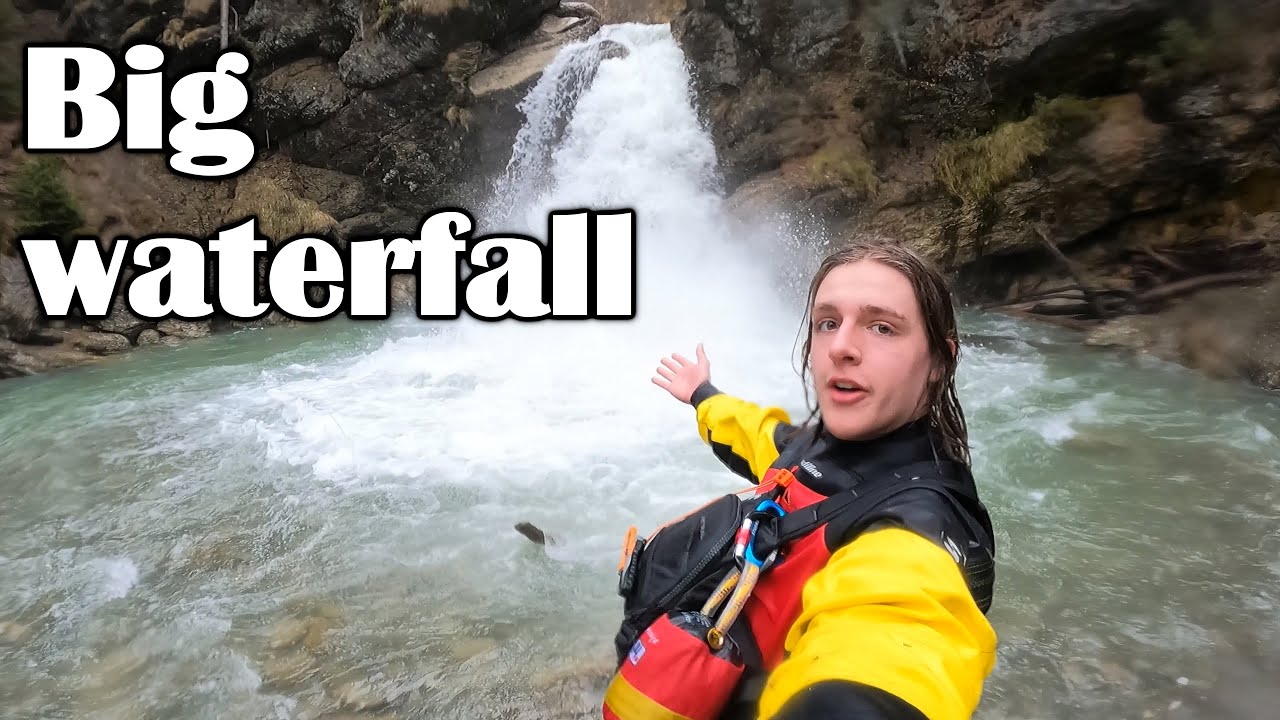 PADDLING down a WATERFALL on the Ostertalbach