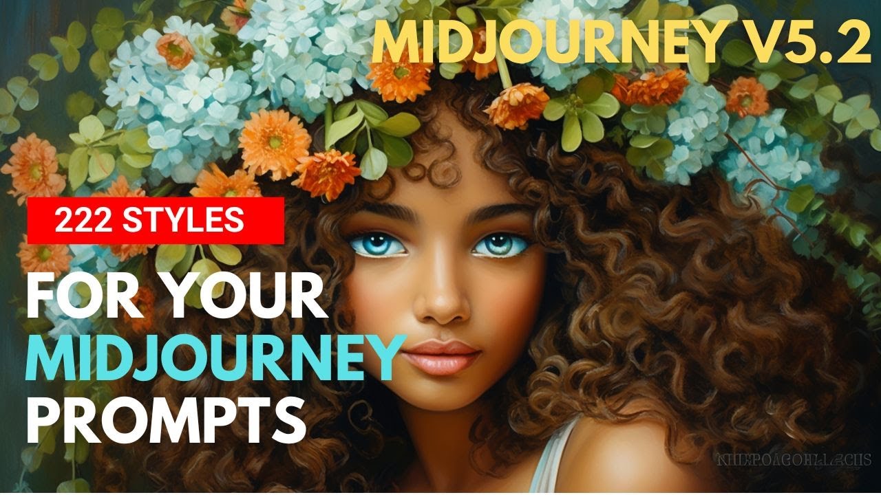 222 styles for your Midjourney prompts (Midjourney v5.2) - YouTube
