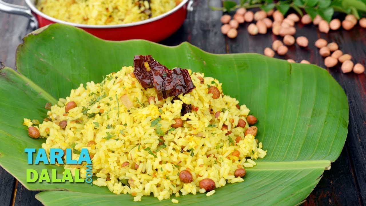 Chitranna Rice Recipe, South Indain Rice by Tarla Dalal