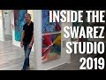 INSIDE THE ARTIST'S STUDIO AND GALLERY 2019 - behind the scenes and Swarez art