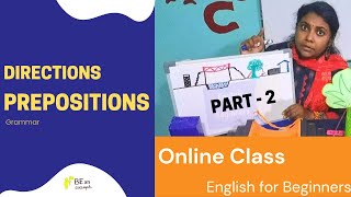 PREPOSITIONS in English | Directions- PART 02 - English for Beginners | BE an example screenshot 1