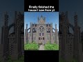 Finished the house saw from yt #shorts #minecraft #minecraftshorts
