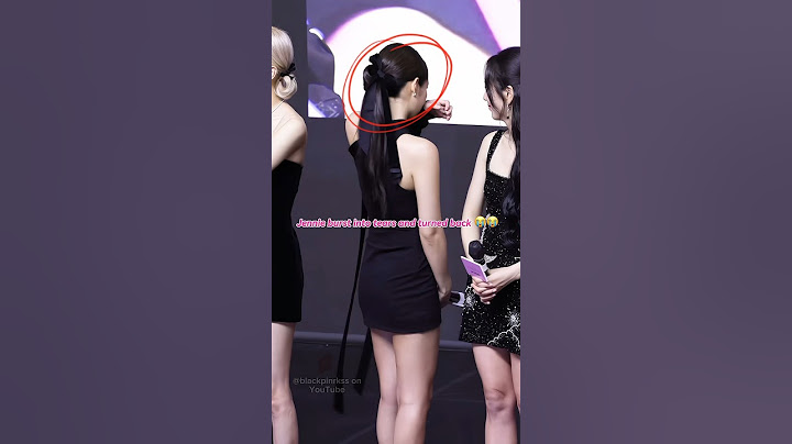 Jennie tried to calm down and not cry. #blacpink #jennie
