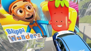 Car Fly Through Ice Cream Truck Adventure Blippi Wonders - Beamng Drive