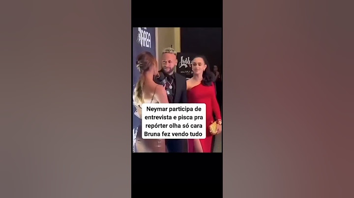🚨Neymar participa de entrevista e piscapra repórter
