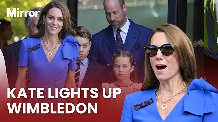 Kate and William arrive at Wimbledon for the Men's Final