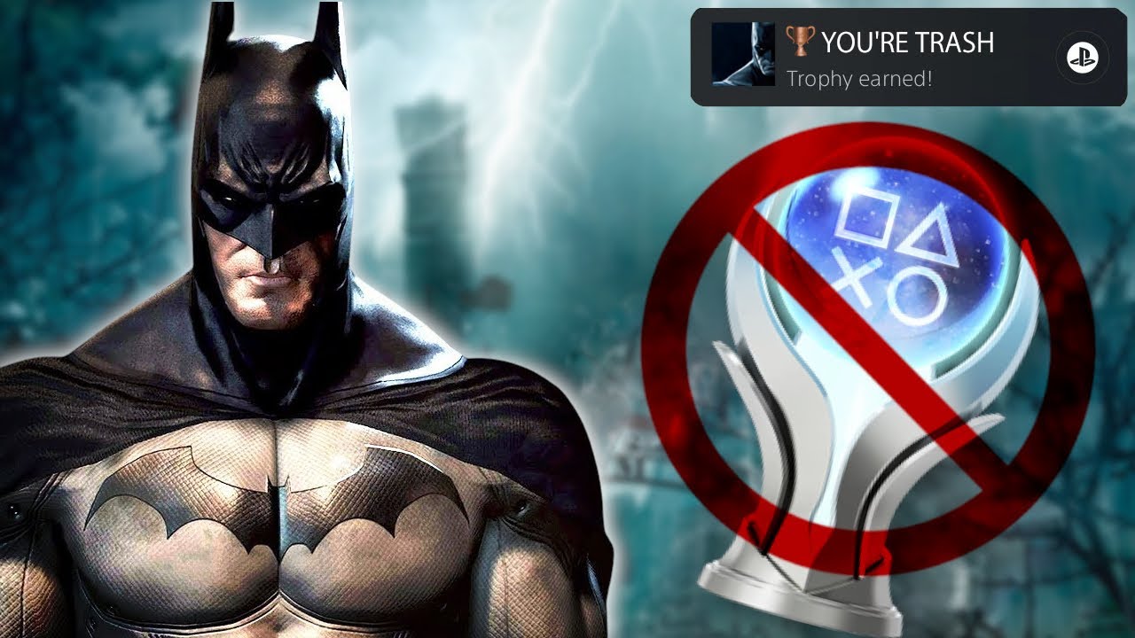 Batman: Arkham Asylum] Man those challenges were tough. Great game though.  (Plat #19) : r/Trophies